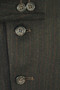 Vintage Dunn & Co Mens 42R Brown Mix Striped Suit Wool Smart Casual Jacket