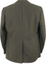 Vintage Dunn & Co Mens 42R Brown Mix Striped Suit Wool Smart Casual Jacket