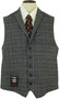 Cavani Mens 48R Grey Mix 2-Piece Smart Casual Jacket & Waistcoat Set