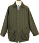 BLUE RIBAND MENS XL 44" GREEN MIX TWEED RAGLAN SHOOTING FIELDCOAT