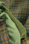 Blue Riband Mens XL Green Mix Tweed Raglan Shooting Smart Casual Fieldcoat
