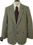Mens 40" Grey Tweed Vintage Centaur Gold Collection Jacket Blazer