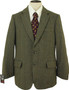 Dunn & Co Mens 41" Green Vintage Tweed Jacket Blazer Classic
