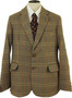 ST PATRICKS DUBTEX IRISH MENS 44" BROWN MIX COUNTRY TWEED JACKET