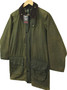 Vintage Barbour Mens C34 86cm Gamefair Green Wax Jacket