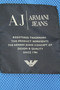 Armani Jeans Mens Small Blue Full Zip 2 Way Hoodie
