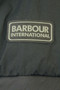 Barbour International Contrast Redford Mens Large Black Parka Coat