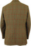 Vintage Harry Hall British Mens 38 Brown Green Mix Tailored Sports Tweed Jacket