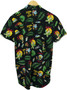 O'Neill Mens XL 44" Casual Black Slim-Fit Born to Surf Hawaiian Shirt