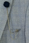 Cavani Boys Age 14 Blue Check Two Piece Jacket & Waistcoat Occasion Suit Set