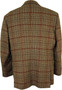 Cotswold Woollen Weavers Mens 46" Brown Plaid Pre-Loved Sports Tweed Jacket