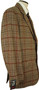 Cotswold Woollen Weavers Mens 46" Brown Plaid Pre-Loved Sports Tweed Jacket