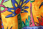 Vintage Hawaiian Palmbay Mens X Large Tropical Hawaiian Polo Shirt