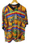 Vintage Hawaiian Palmbay Mens X Large Tropical Hawaiian Polo Shirt