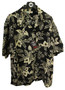 ALOHA JOE MENS XXL HAWAIIAN SURF BEACH SHIRT BLACK WHITE TROPICAL HOLIDAY