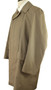 Vintage C&A Canda Mens 44S 112cm Brown Single Breasted Raincoat Coat