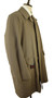 VINTAGE C&A CANDA MENS 44S 112CM BROWN RAINCOAT COAT SINGLE BREASTED