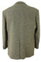 Mens Vintage Tweed 44R Grey Herringbone Tweed Jacket