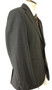 Vintage Daks Grey Pinstripe 38 Short Modern Suit Two Button Double Vent Jacket