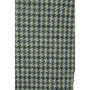 Vintage Dunn & Co Mens 41R Blue Teal Green Mix Houndstooth Wool Tweed Jacket