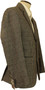 Vintage Rich & Royal Tweed Traders Mens 38 Grey Mix Check Tweed Jacket