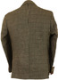 Vintage Rich & Royal Tweed Traders Mens 38 Grey Mix Check Tweed Jacket