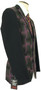 CAVANI MENS MODERN SMALL 36" PURPLE/BLACK/GREEN SLIM FIT JACKET BLAZER