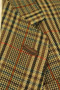 Vintage Tweed British Jape's 42" Long Green Mix Windowpane Tweed Jacket