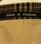 Vintage Tweed British Jape's 42" Long Green Mix Windowpane Tweed Jacket