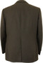 Pinstripe Pinstripe 40" Short Suit Grey Black Mix Jacket
