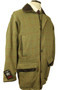 LE CHAMEAU ST HUBERT GREEN MEDIUM MENS LEATHER COLLAR FIELD COUNTRYBI-SWING COAT