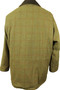 LE CHAMEAU ST HUBERT GREEN MEDIUM MENS LEATHER COLLAR FIELD COUNTRYBI-SWING COAT