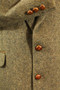 BROWN TWEED STUART HUGHES 44"  MENS TWEED ELBOW PATCH JACKET