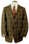 Vintage Yorkers Brown Box Check Suit Style Jacket Men’s 40" Classic Blazer Smart