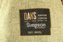 Vintage Daks Simpson Beige Mix 42R Half Lined Vintage Tweed Blazer