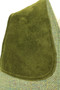 Vtg Green Tweed DV Townend Tailored Small 42" Green Shoulder Patch Shooting Vest