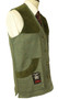 Vtg Green Tweed DV Townend Tailored Small 42" Green Shoulder Patch Shooting Vest