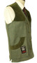 Vtg Green Tweed DV Townend Tailored Small 42" Green Shoulder Patch Shooting Vest