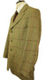 Vintage Crombie British 42" Green Mix Hacking Country Tweed Mens Jacket