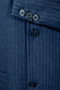 John Lewis Blue Pinstripe 42" XXL Wool Mens Blazer
