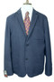 John Lewis Blue Pinstripe 42" XXL Wool Mens Blazer