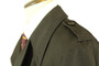 Vintage Black Jupiter Mens Medium Double Breasted Trench coat Rain mac Coat