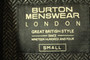 Burton Mens Small 35-38" Grey Herringbone Modern Short Style Tweed Jacket
