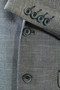 Cavani Blue 38R Modern Men's Tweed Jacket