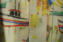 Cavani Brown Blue Mix Check 46R Mens Double Breasted Modern Waistcoat