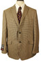 M&S Brown Mens 42R Check Light Weight Modern Jacket Blazer