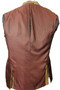 M&S Brown Mens 42R Check Light Weight Modern Jacket Blazer