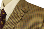 M&S Brown Mens 42R Check Light Weight Modern Jacket Blazer