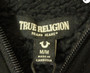 True Religion Black Buddha Medium Zipped Sherpa  Mens Hoodie BNWT