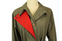 Vintage 4Seasons London Grey Size UK 10 Elegant Belted Raincoat Rainmac Coat